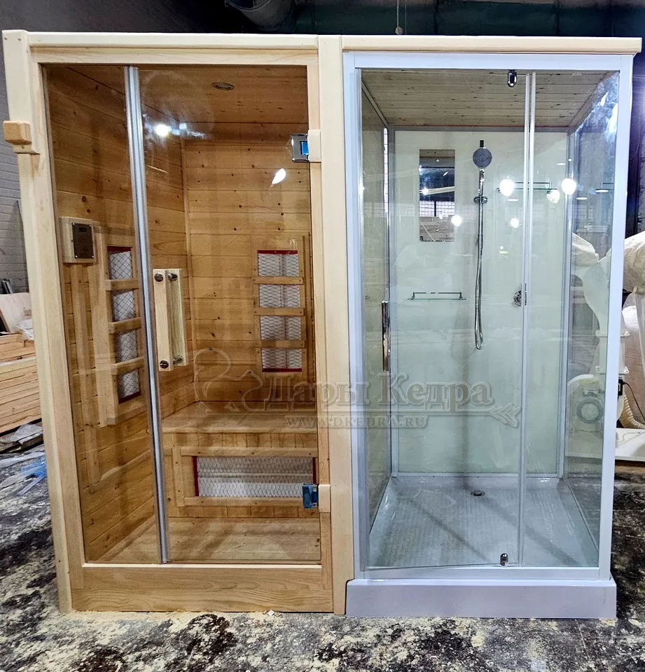 Комбинированная сауна с душевой